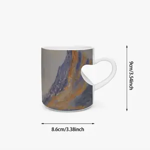 Houtbay Cape Town Peach Heart Mug