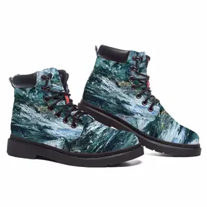 Men Sea Swirl Mid Top Boots