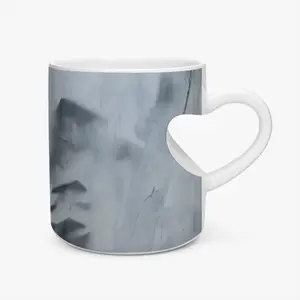 Silence Ii Peach Heart Mug