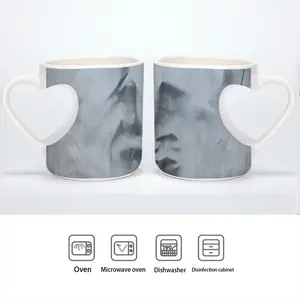 Silence Ii Peach Heart Mug