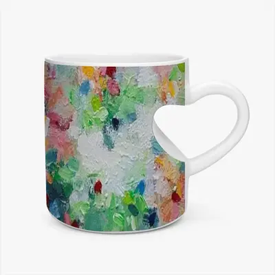 Sweet Memories Peach Heart Mug