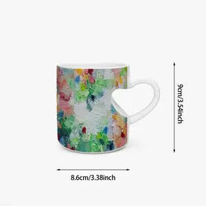 Sweet Memories Peach Heart Mug