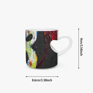 Sonic Youth Mickey Peach Heart Mug