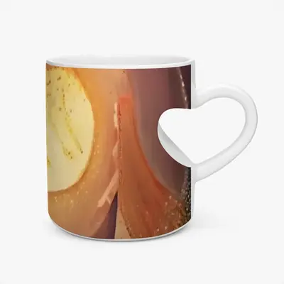 Embracing The Light F Peach Heart Mug