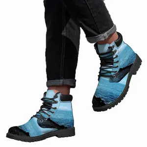 Men Sea Wall From Thurso Bay Mid Top Boots