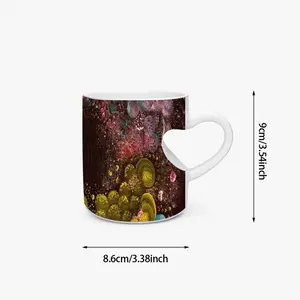 Look After Your Cells Peach Heart Mug