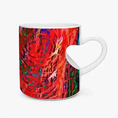 Whirlwind Peach Heart Mug