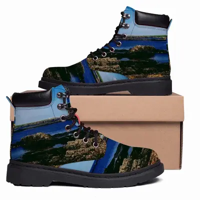 Men Coastal View Fom Staxigoe Mid Top Boots