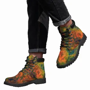 Men Colors Mid Top Boots