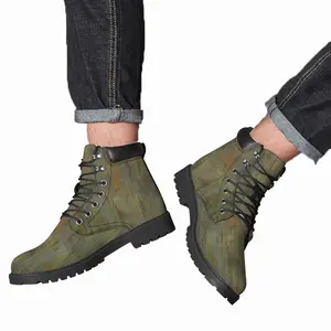 Men Diluted Mid Top Boots