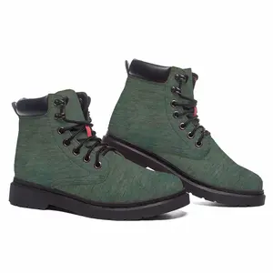 Men Weathered Teal Mid Top Boots