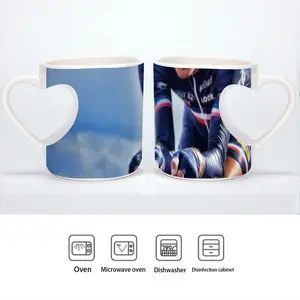 Roy Jeremy [France] Peach Heart Mug