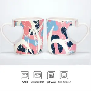 Enriched Peach Heart Mug