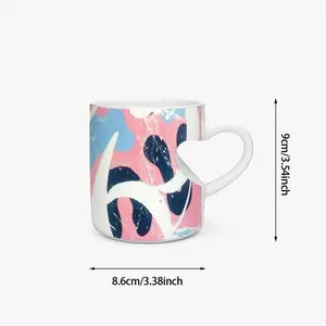 Enriched Peach Heart Mug