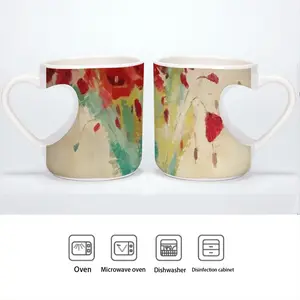 The Light Peach Heart Mug