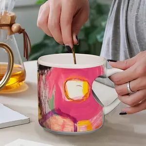 Rabid Peach Heart Mug