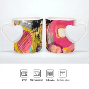 Rabid Peach Heart Mug