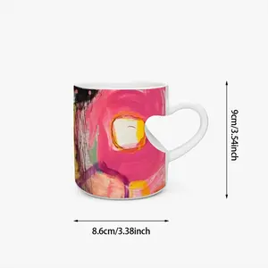 Rabid Peach Heart Mug