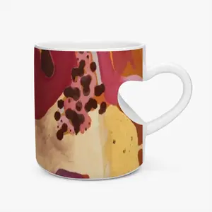 Entrantable Ii Peach Heart Mug