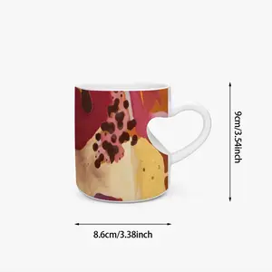 Entrantable Ii Peach Heart Mug