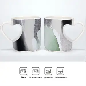 Uprooting Peach Heart Mug