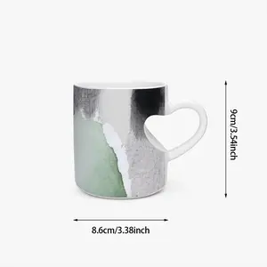 Uprooting Peach Heart Mug