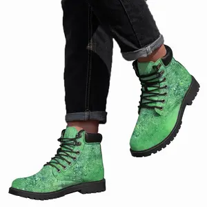 Men Lime Delight Mid Top Boots