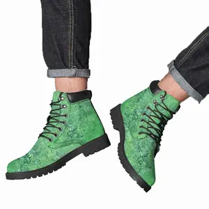 Men Lime Delight Mid Top Boots