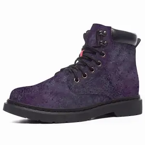 Men Purple Illusion Mid Top Boots