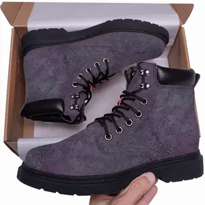 Men Purple Illusion Mid Top Boots