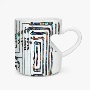 Basquiat A Unique Talent And Personality Peach Heart Mug