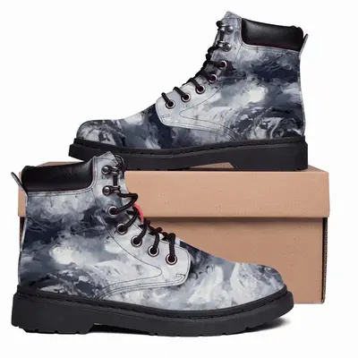 Men Charcoal Sky Mid Top Boots