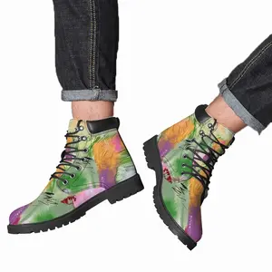 Men Spring Mid Top Boots