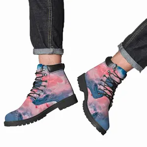 Men Cotton Candy Sky Mid Top Boots