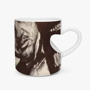 The Godfather Wedding Scene Peach Heart Mug