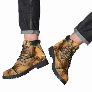 Men Devotion Prints Mid Top Boots