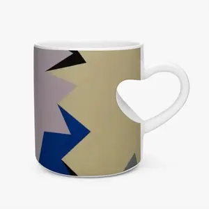 Blue Scarf Peach Heart Mug