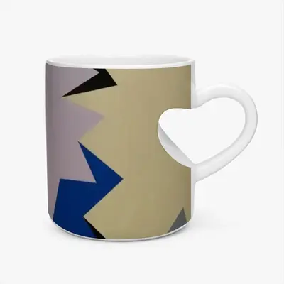 Blue Scarf Peach Heart Mug