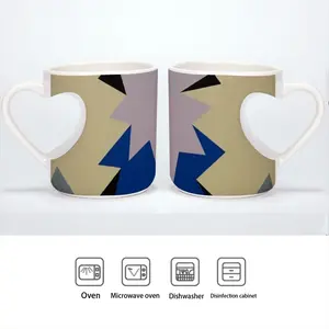 Blue Scarf Peach Heart Mug