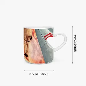 I Dont Want To Set The World On Fire (But Ill Watch It Burn) Peach Heart Mug