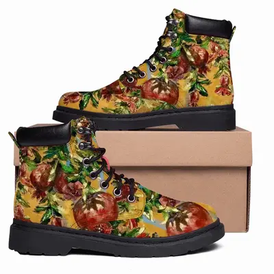 Men Pomegranates Mid Top Boots