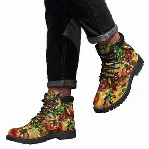 Men Pomegranates Mid Top Boots