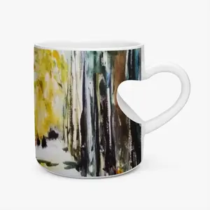 Maria Luisa Park Peach Heart Mug