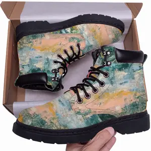 Men Deep Emerald Mid Top Boots