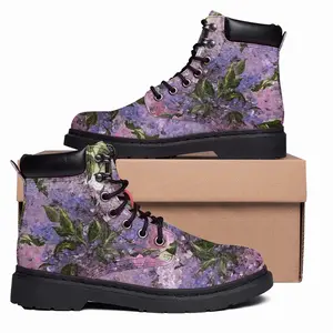 Men Lilac Mid Top Boots