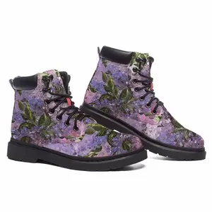 Men Lilac Mid Top Boots