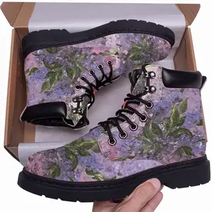 Men Lilac Mid Top Boots