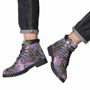 Men Lilac Mid Top Boots