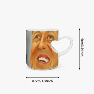 Michael Peach Heart Mug