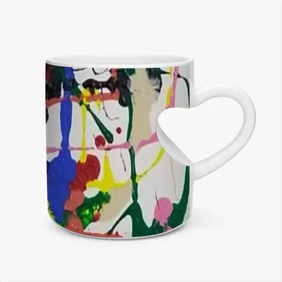 You Are The One Who Observes Peach Heart Mug